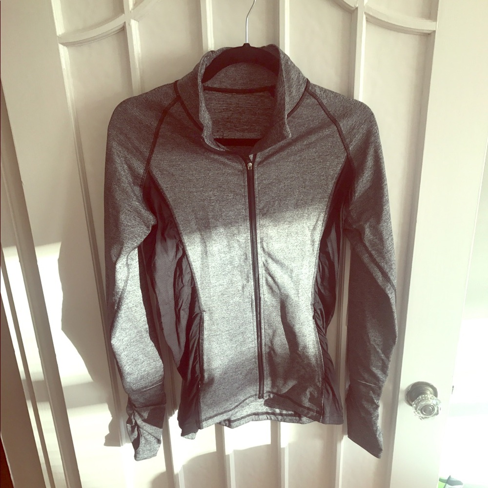 Victoria's Secret Gray Zip-Up Athletic Hoodie